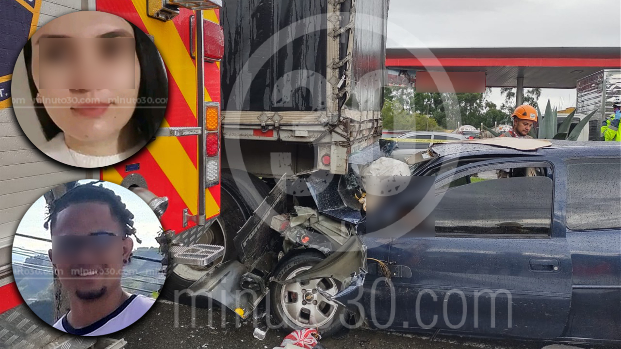 ¡Tan jovencitos! Ya identificaron a los dos fallecidos en el accidente entre Medellín - Santuario