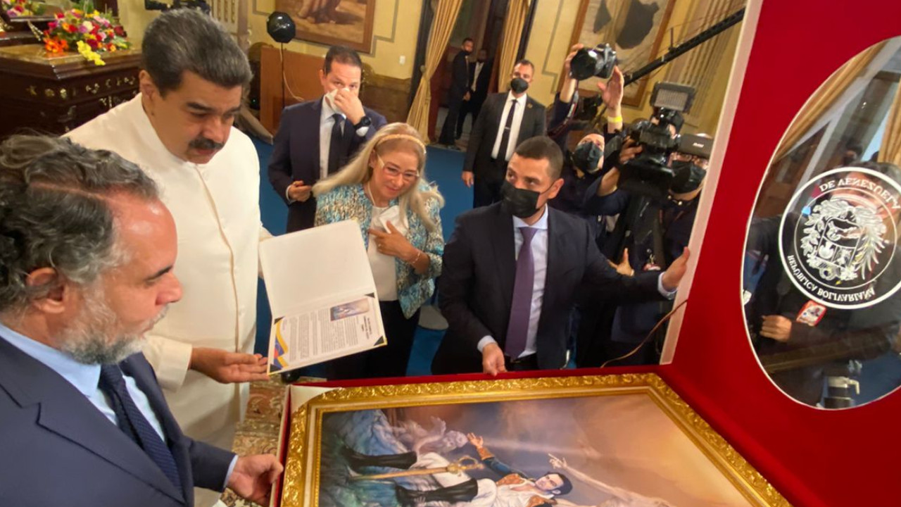 Embajador Armando Benedetti y Presidente Nicolás Maduro