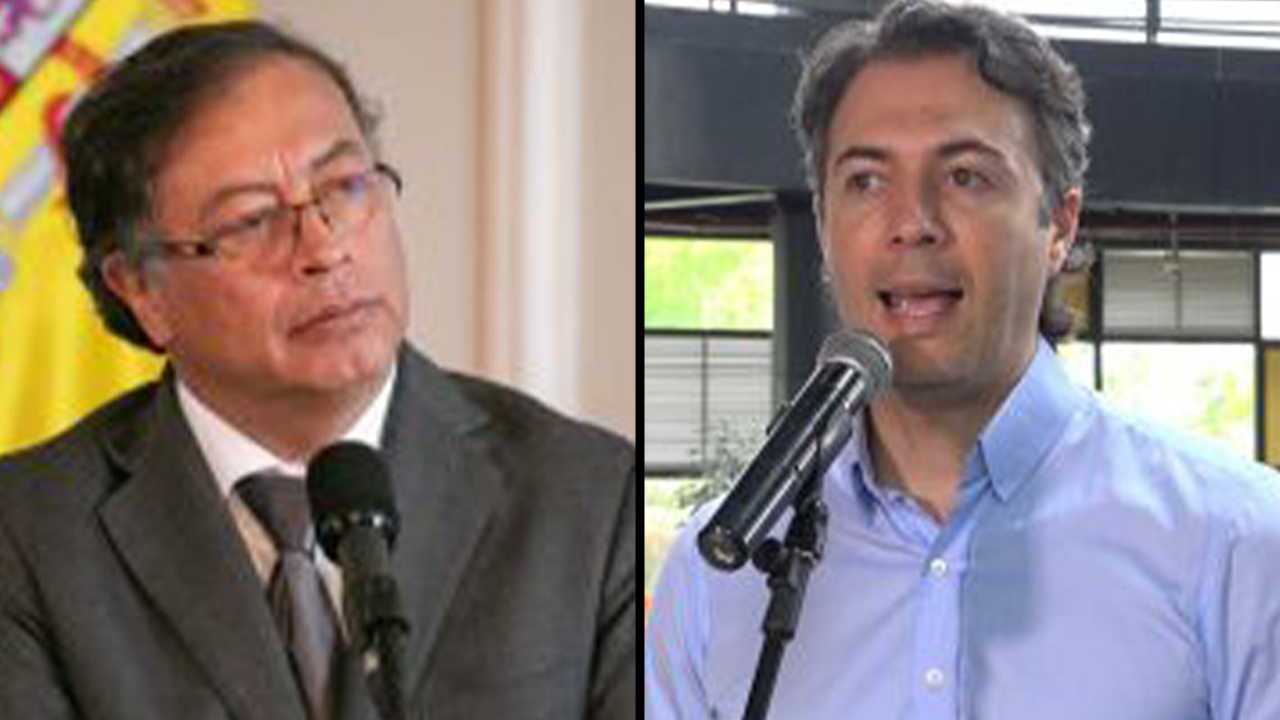 Daniel Quintero y Gustavo Petro