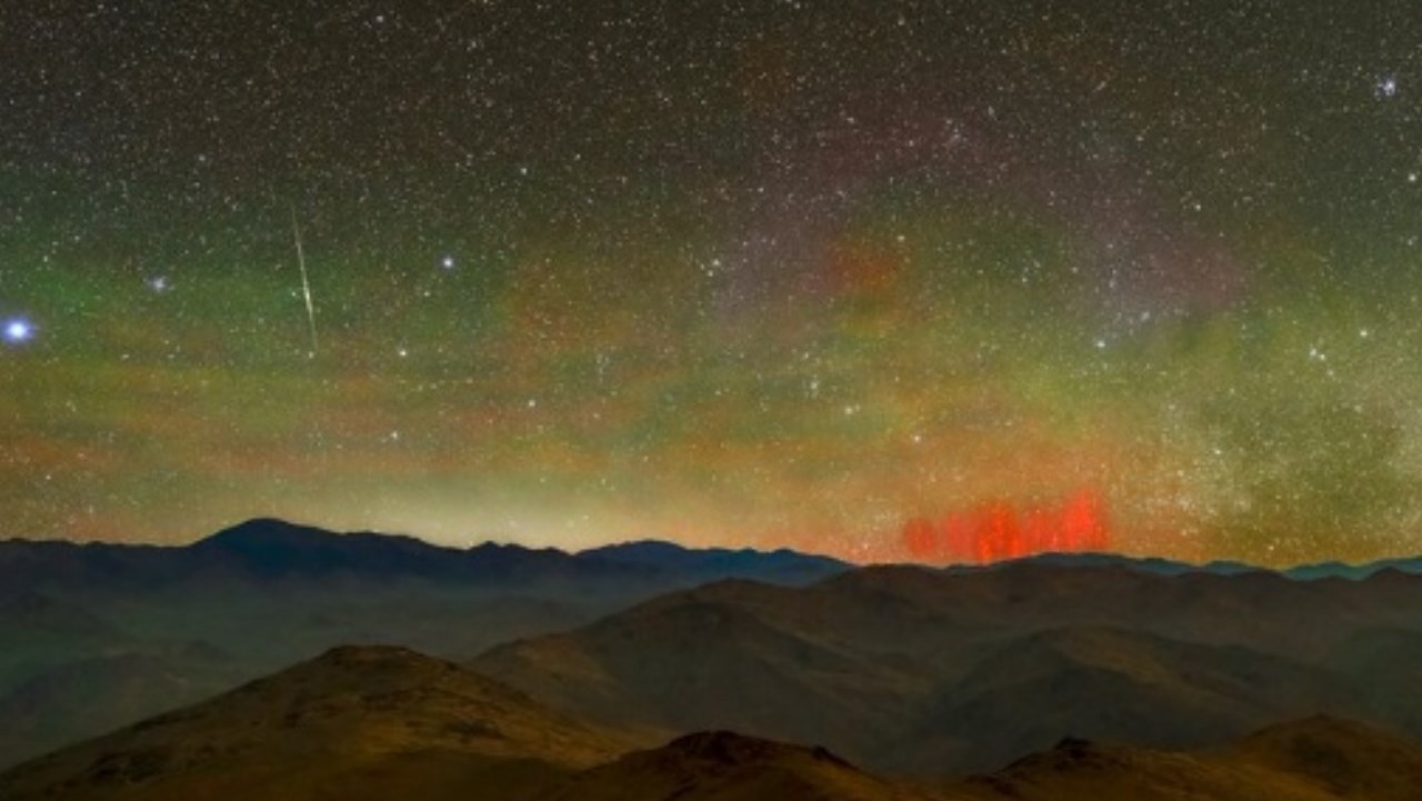 Hadas rojas: extrañas luces que han aparecido en el cielo de Chile