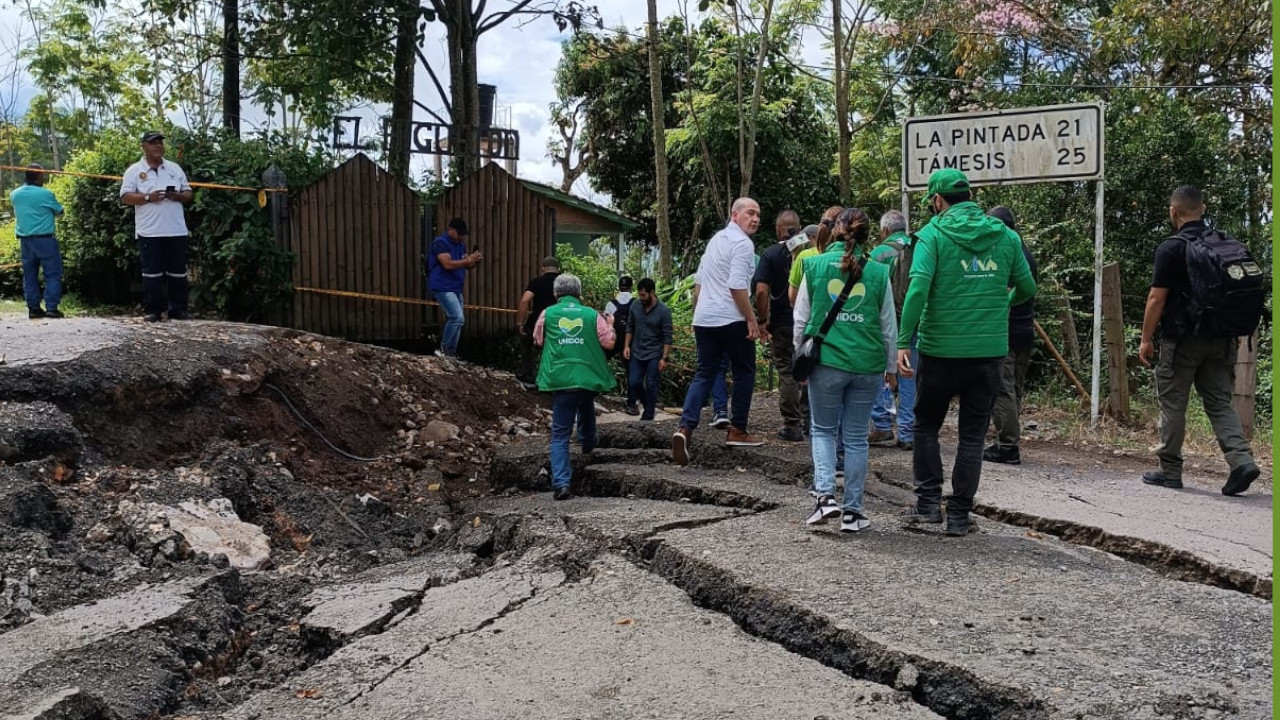 Incomunicados siguen Valparaíso y Caramanta