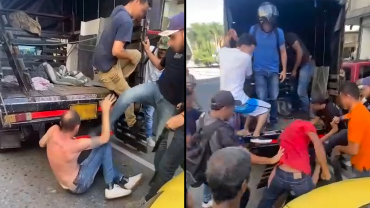 [Video] Le dieron durísimo a una presunta 'rata' en el centro de Medellín