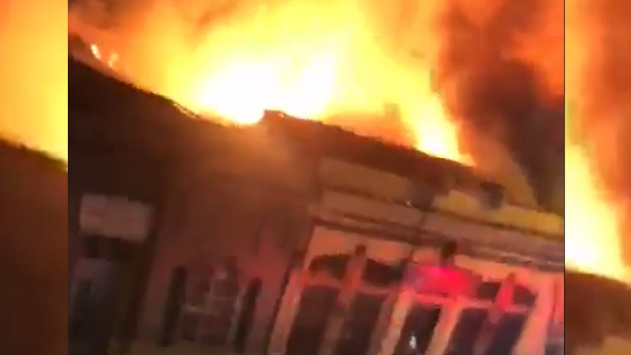 Incendio sector candelaria