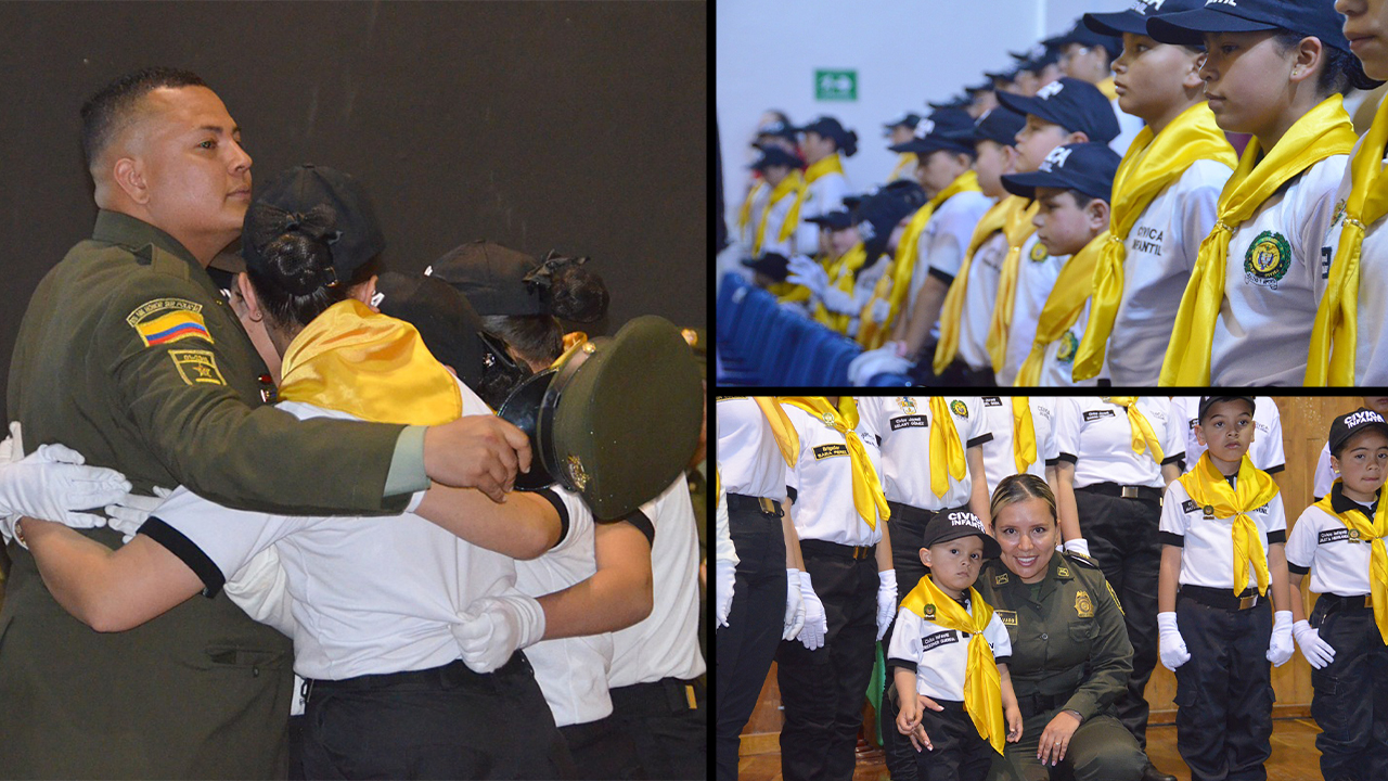 [Video] 31 niños antioqueños se graduaron como carabineritos de la Policía Nacional