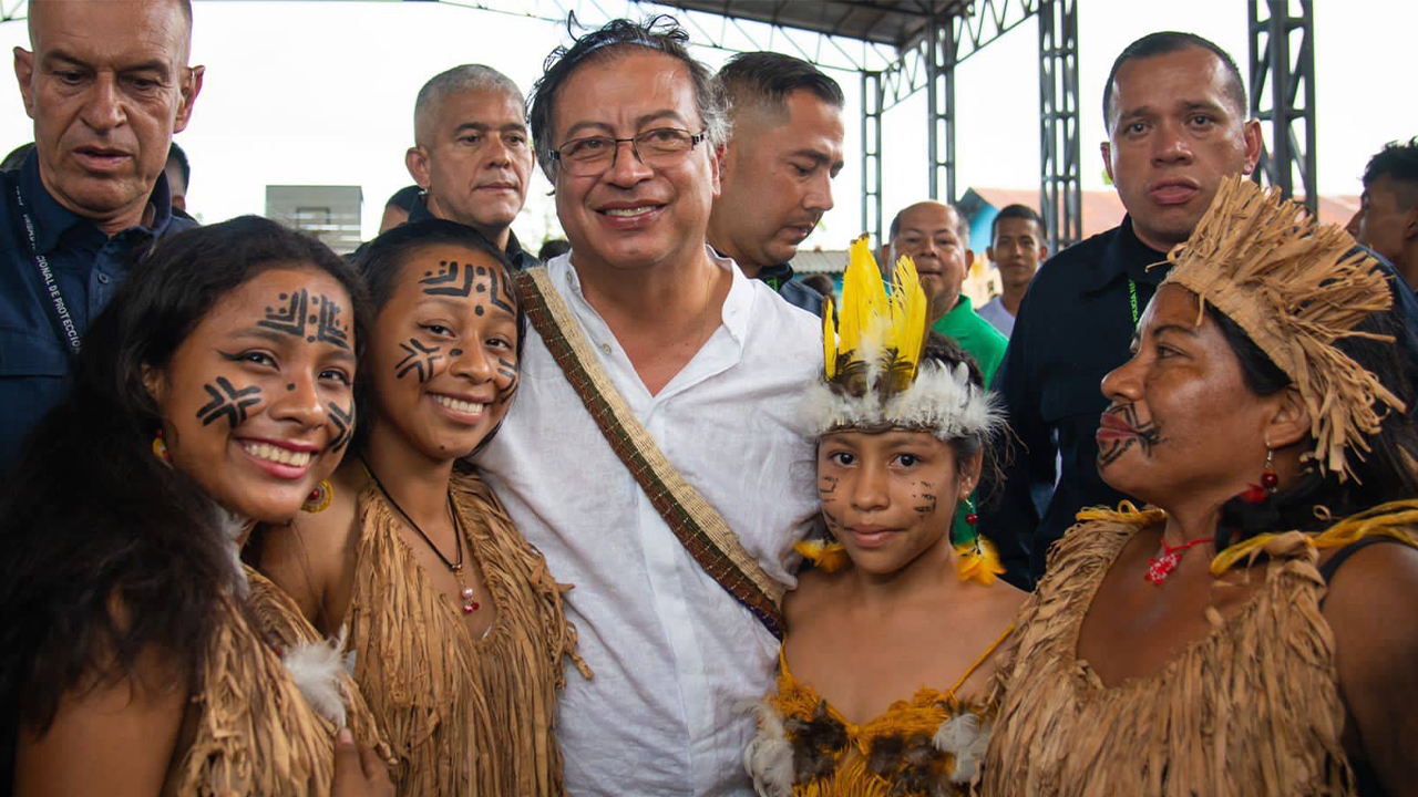 Gustavo Petro en el Amazonas