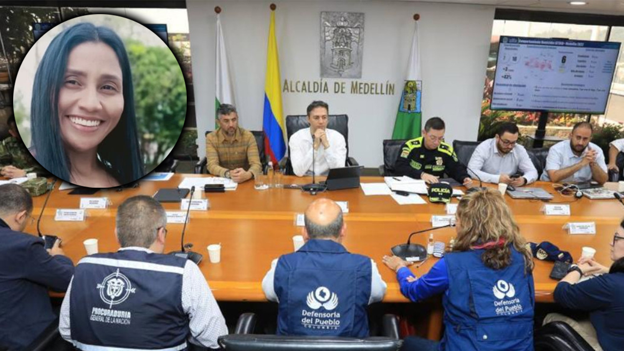 En consejo de seguridad, la Alcaldía de Medellín pidió reforzar la búsqueda de Leidi Andrea Restrepo
