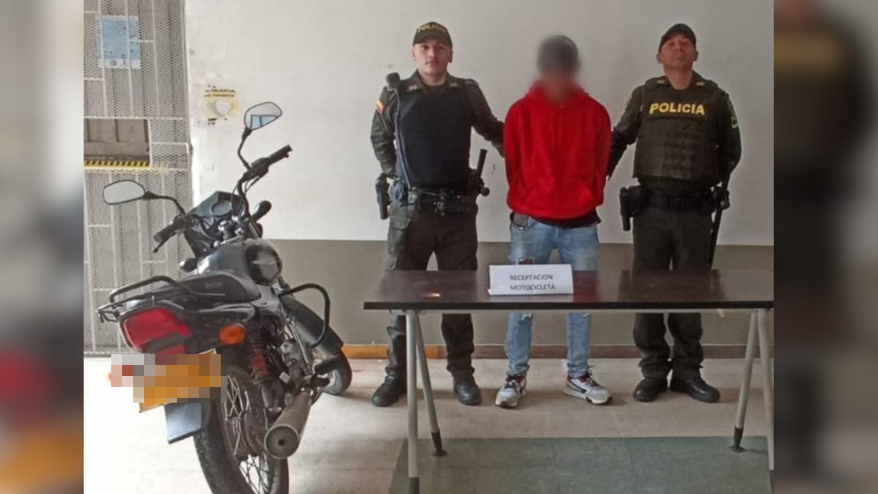 Quiso darse un 'roce' por Medellín y lo capturaron