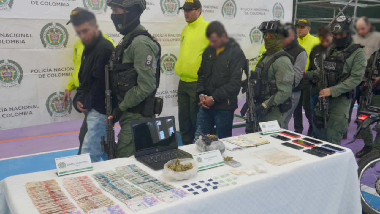 [Video] Policía hizo una redada contra los 'jíbaros' en Antioquia, capturaron a 27 presuntos delincuentes