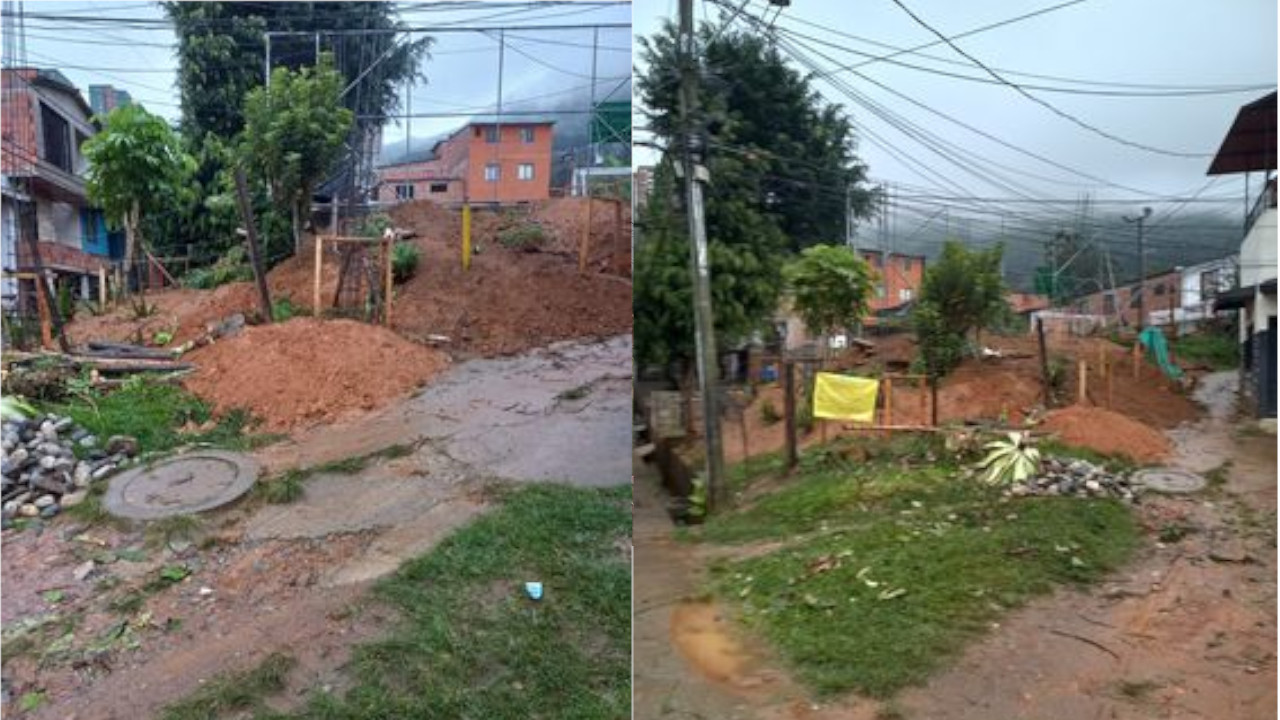 Comunidad denuncia construcción ilegal en zona verde de Bello