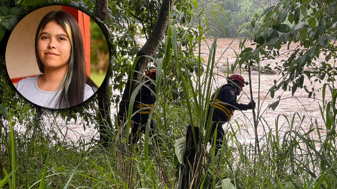 [Fotos y video] Con drones continúa la angustiosa búsqueda de Carolina, quien fue arrastrada por una quebrada en Barbosa