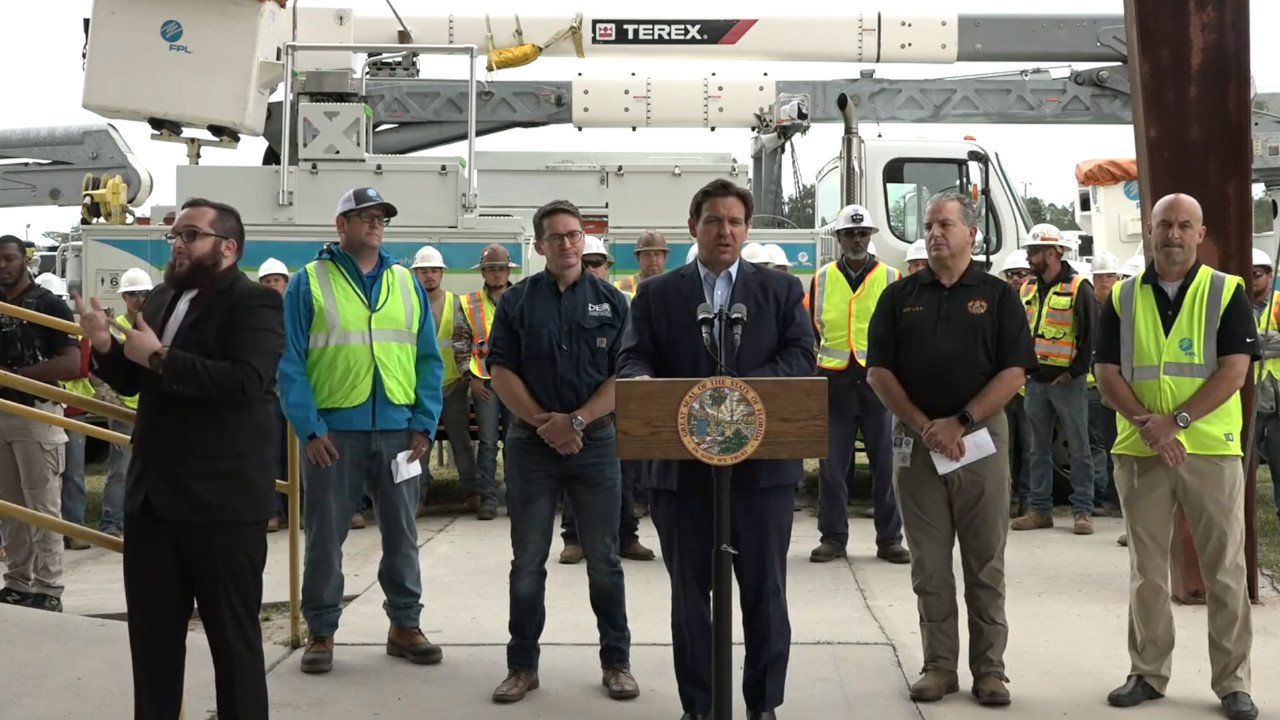 Gobernador de Florida, Ron DeSantis.