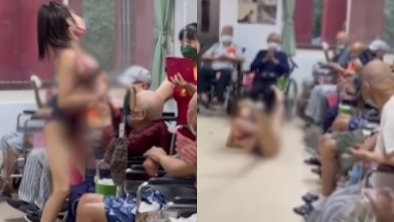 Ancianato contrato un show de una stripper y causó indignación