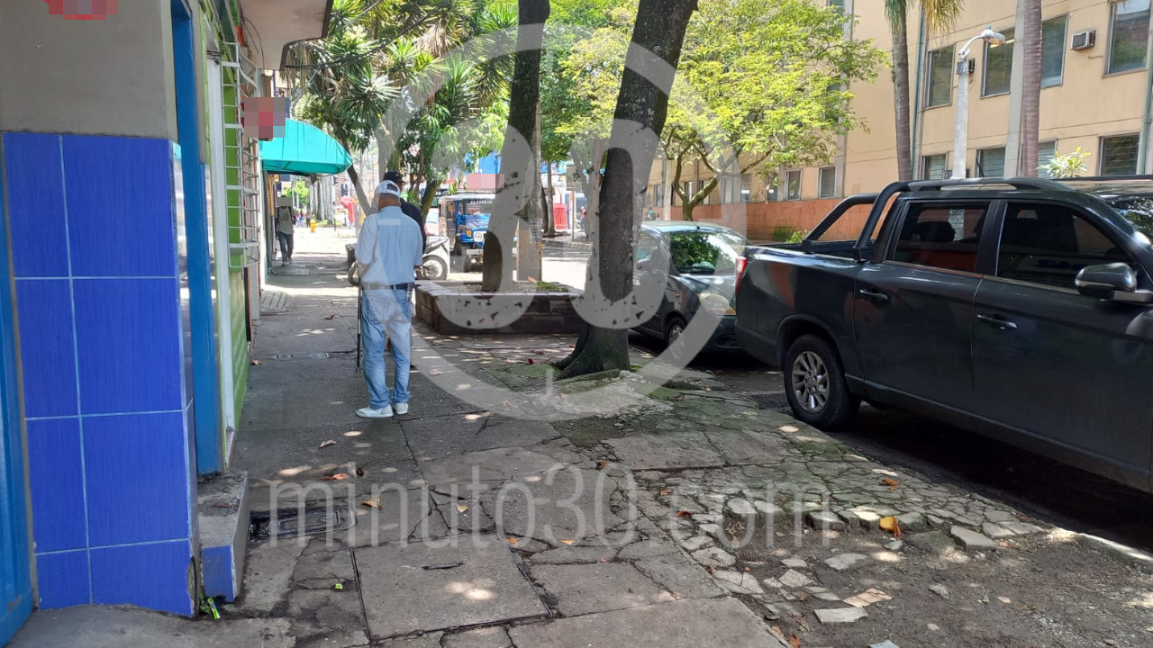 Le dieron un tiro en la frente a un hombre en el centro de Medellín