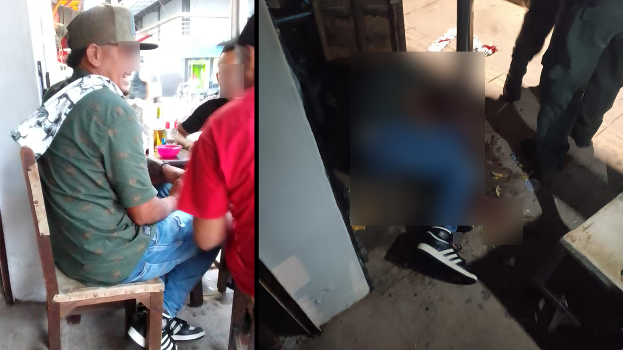 Un hombre estaba tomando cervezas con unos amigos cuando llegaron sicarios y lo mataron