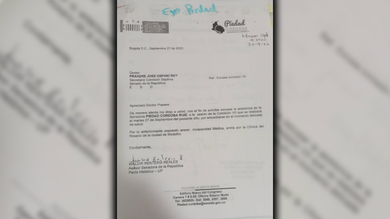 Incapacidad Piedad Córdoba