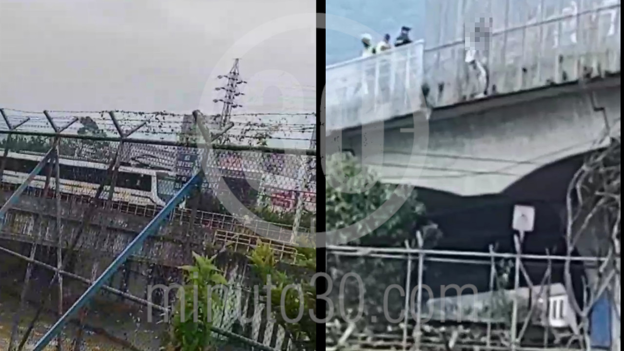 [Video] Una persona se le quiso lanzar al Metro vea aquí el angustioso momento