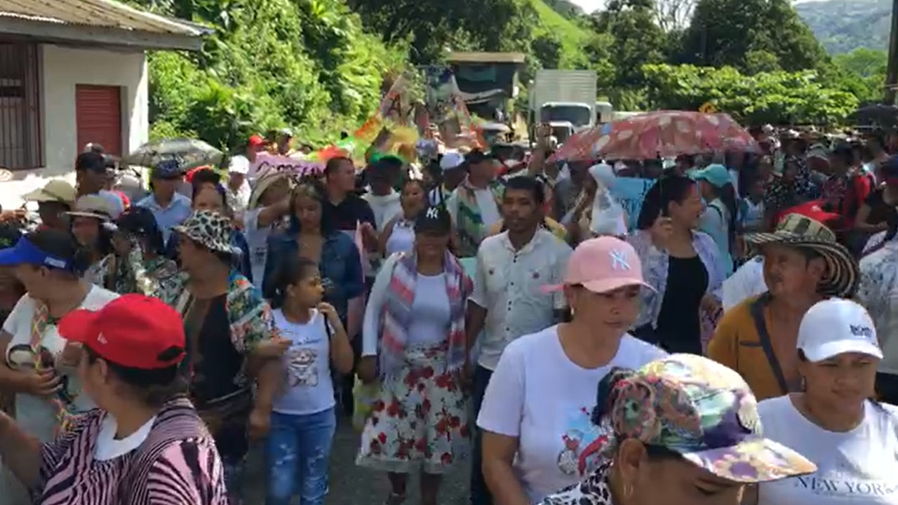Protesta Puerto Valdivia