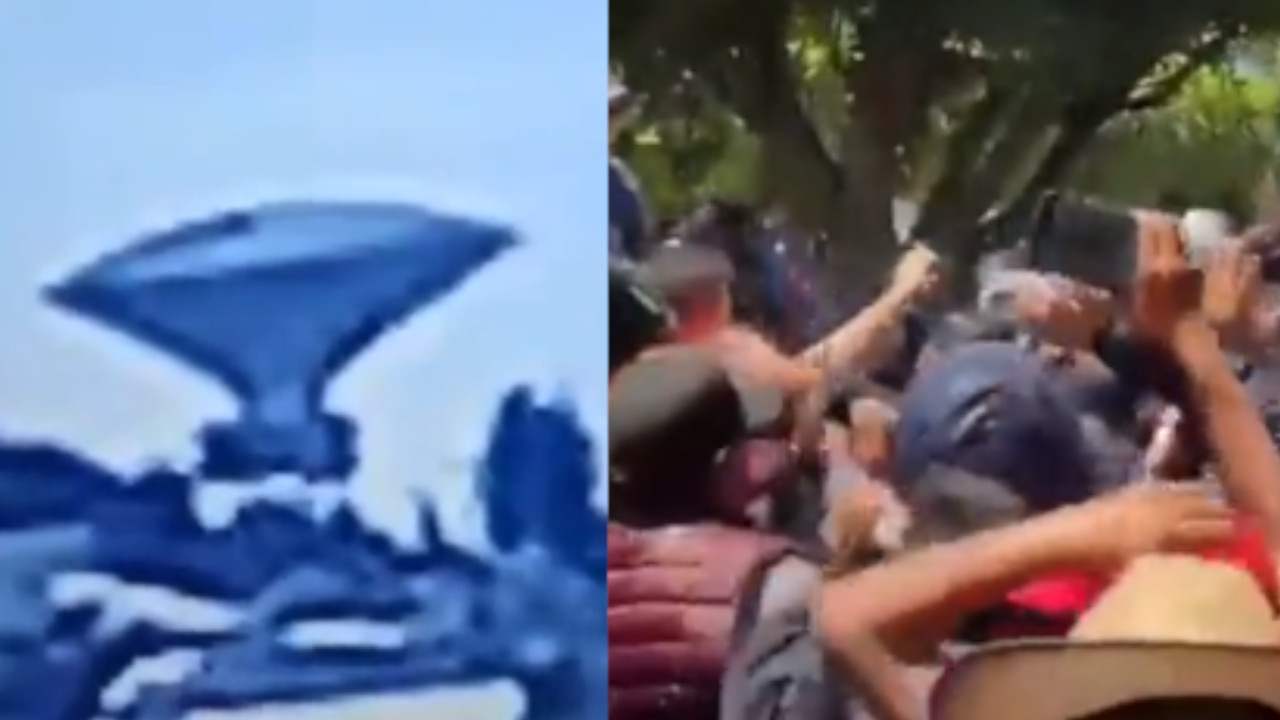 [VIDEO] A empujones sacan alcaldesa por un tanque de agua