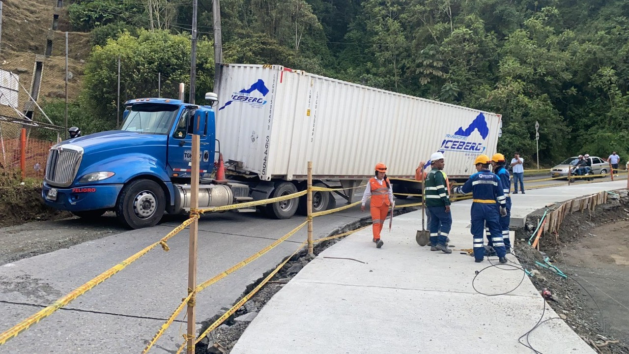 Tractocamión en Manizales