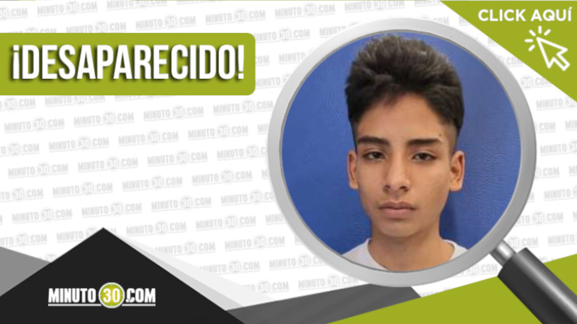 Maicol Rodríguez Mesa de 14 años está desaparecido