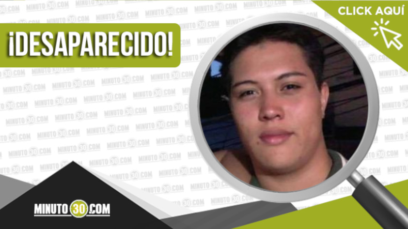 Alexander Saldarriaga Agudelo está desaparecido