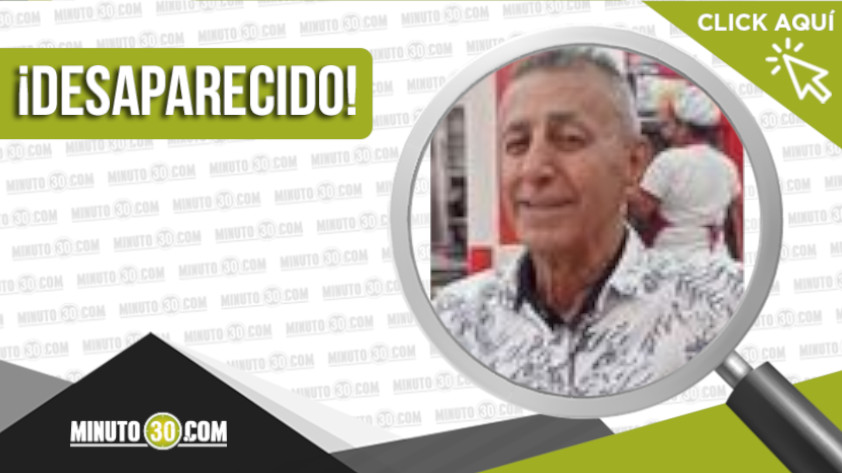 Huberto Valencia Valencia está desaparecido