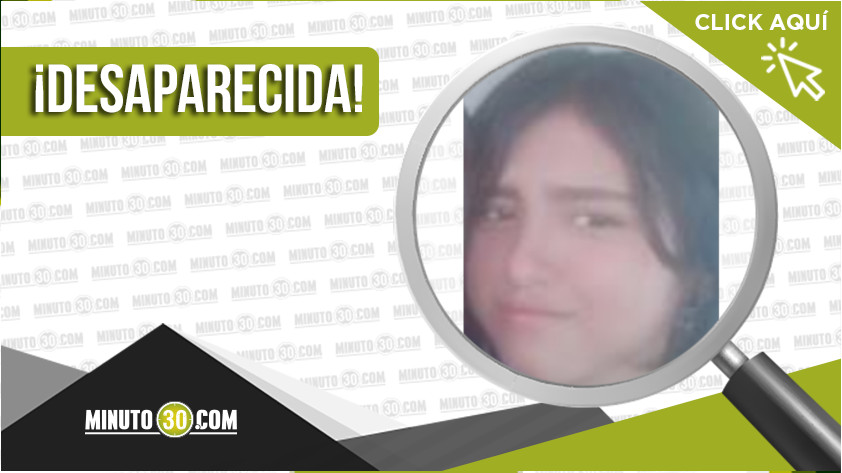 Ingrith Yulieth Guzmán de 13 años está desaparecida