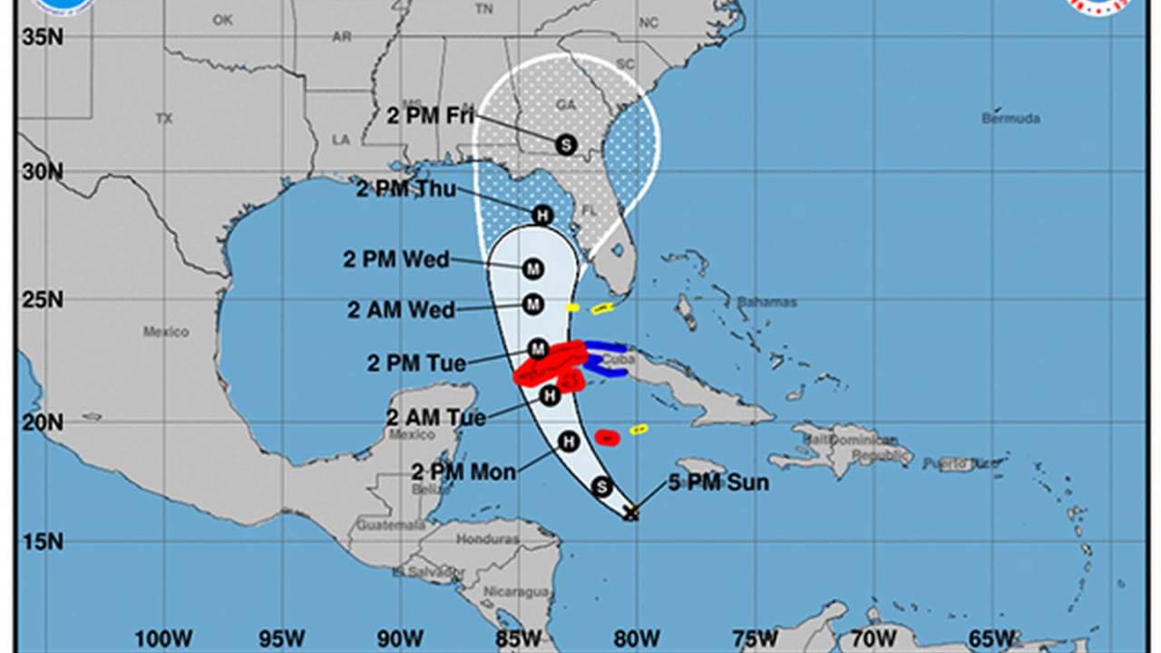 Ian llegará al Golfo de México como un huracán mayor