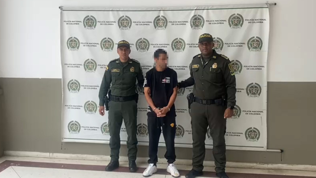 [Video] Quería plata fácil, secuestró a un menor en Bello y la Policía le cayó