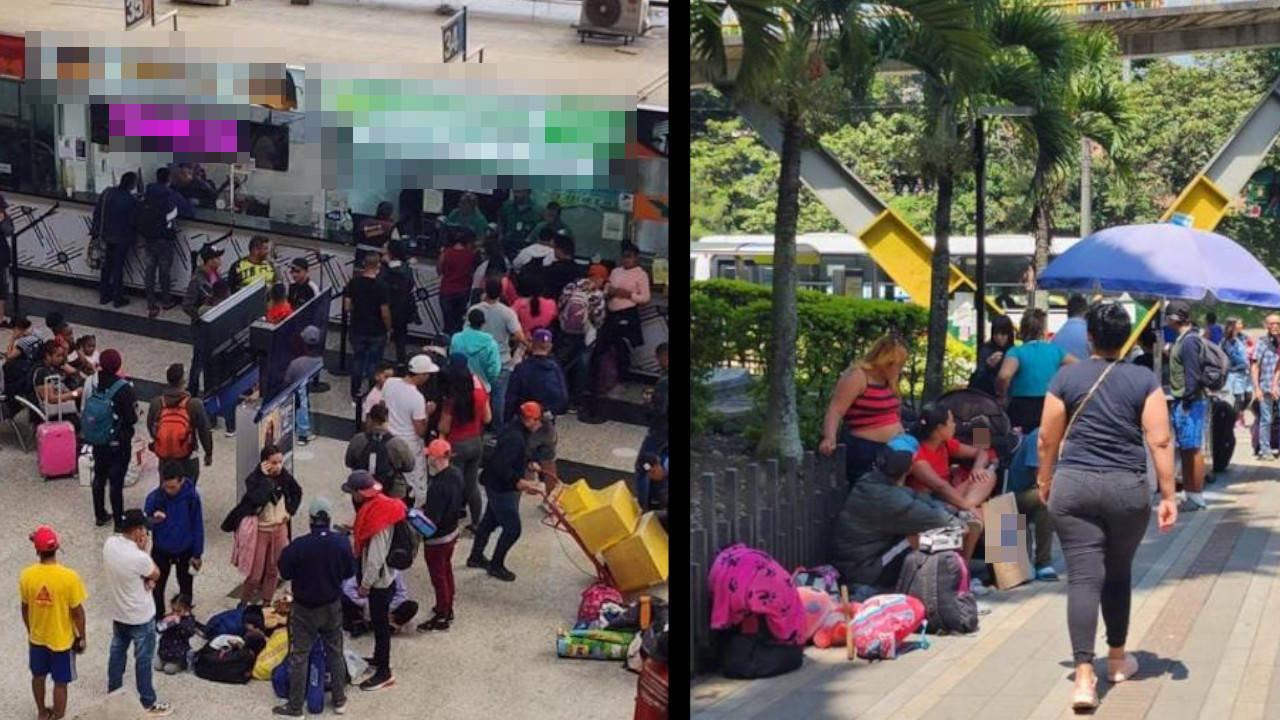 [Video] Hasta 600 venezolanos están llegando a Medellín diariamente