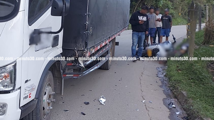 Accidente trágico: Motociclista murió por “descuido” en la vía Bello – San Félix