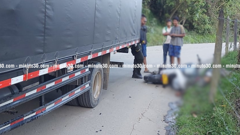 Accidente trágico: Motociclista murió por “descuido” en la vía Bello – San Félix