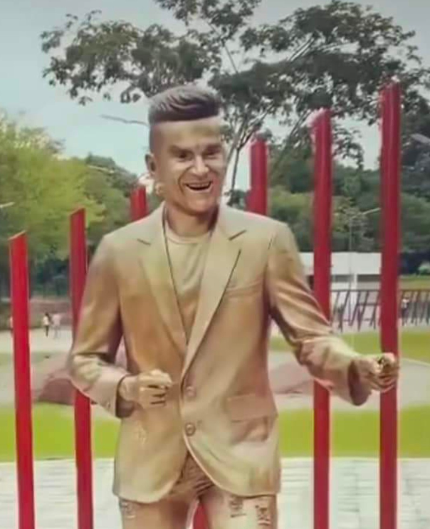 Aseguran que estatua de Silvestre Dangond se parece más a Luis Díaz ¿Qué opina usted?
