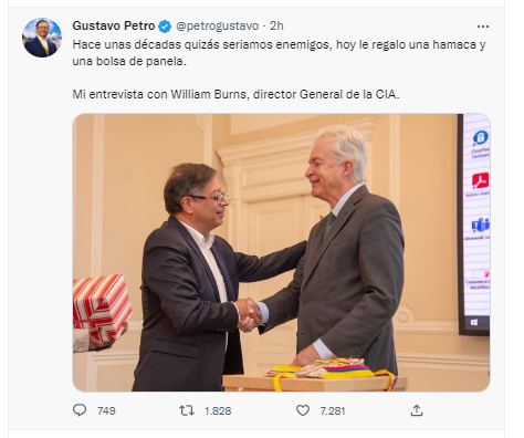 Primer apretón de manos entre la CIA y Gustavo Petro 4 Primer apretón de manos entre la CIA y Gustavo Petro