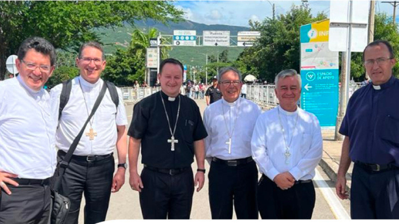 Paz y apertura de frontera: los temas de reunión entre las conferencias episcopales de Colombia y Venezuela