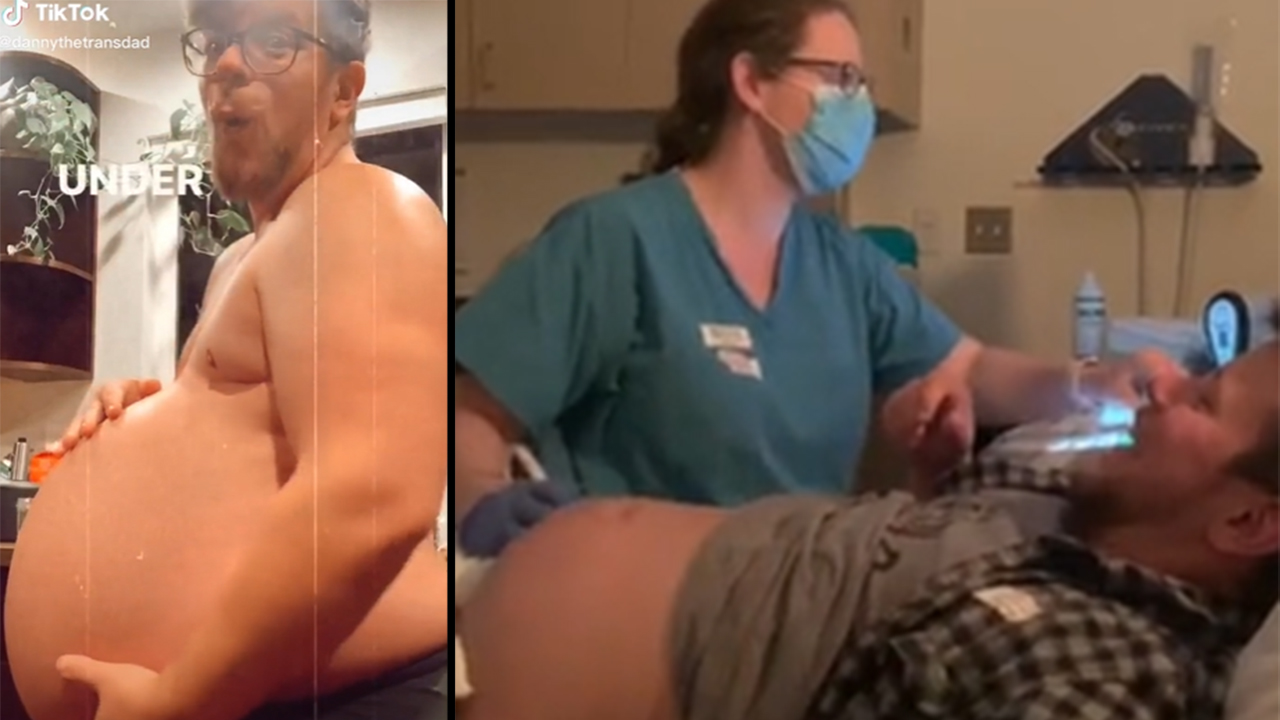 Papá transgénero causa sensación con videos de recuerdos de cuando dio a luz a su bebé