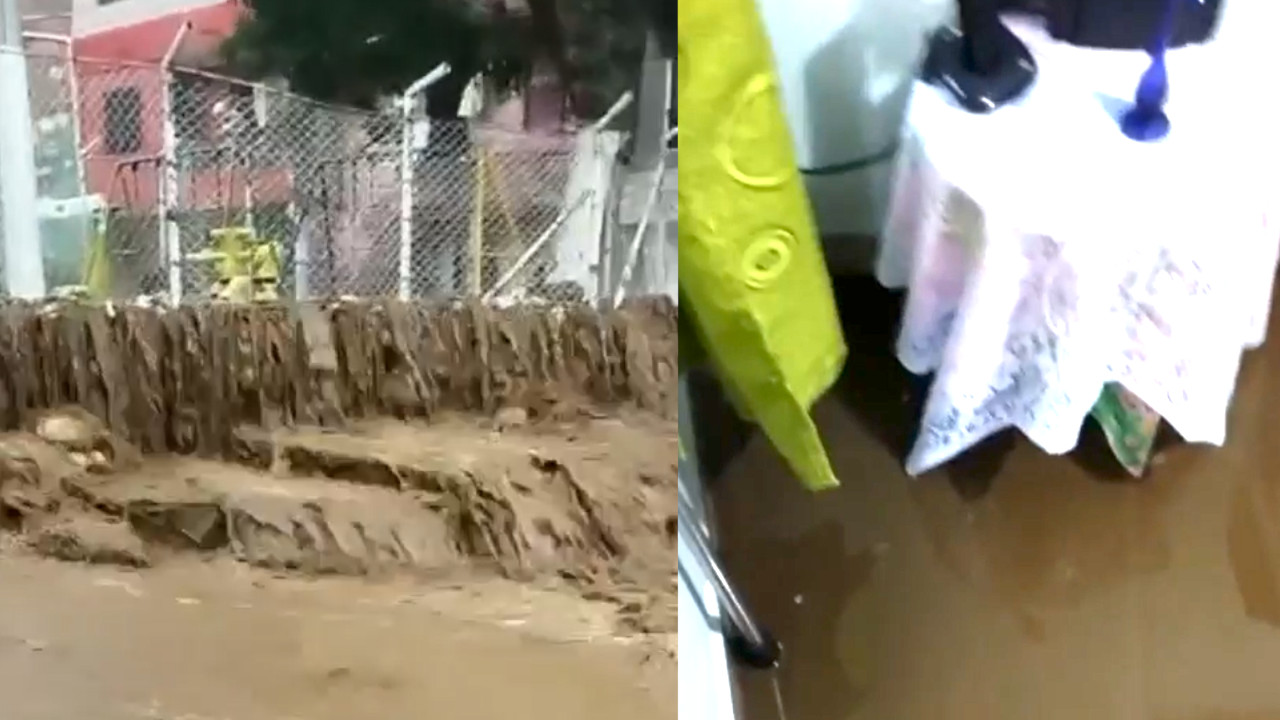 [VIDEO] Casas de Zamora se inundaron por el desbordamiento de la quebrada "Cañada Negra"