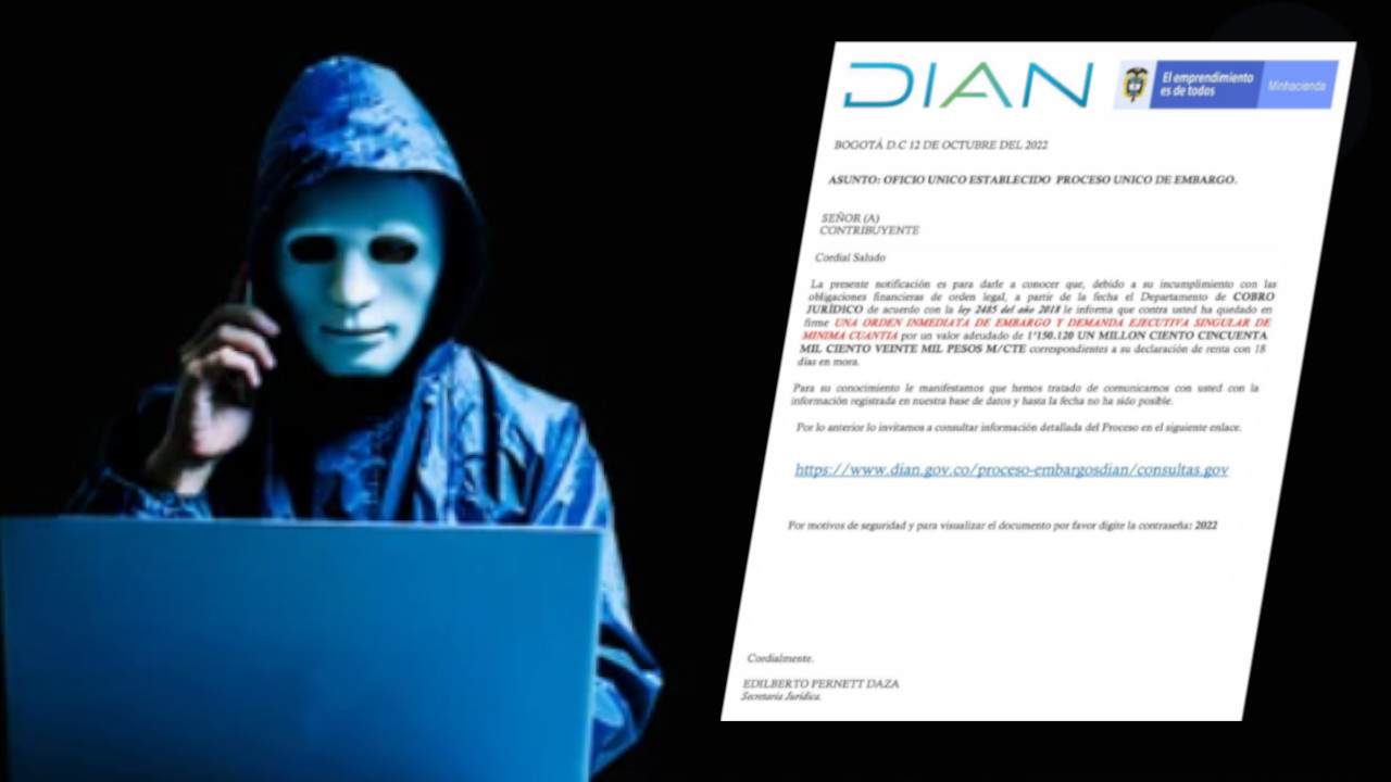 Tenga cuidado: Están enviando correos con notificaciones falsas de la DIAN