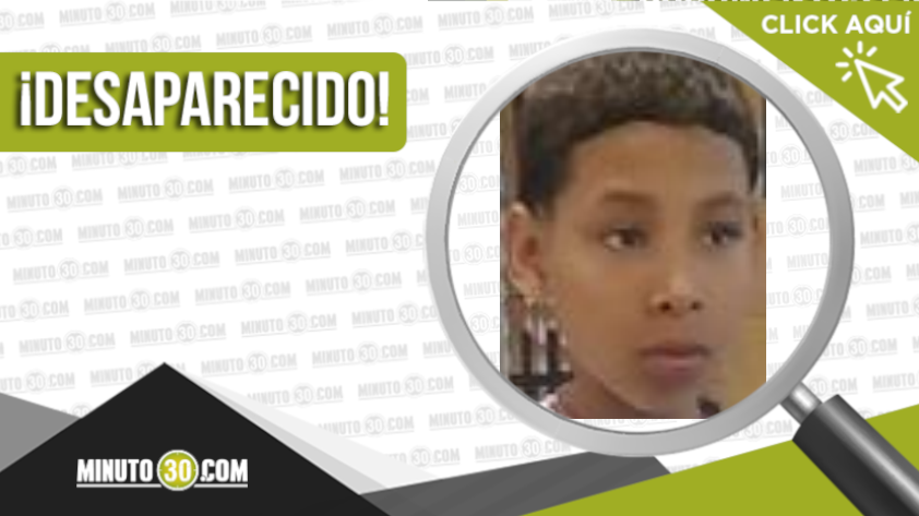 Dilan Samuel Valencia de 12 años está desaparecido