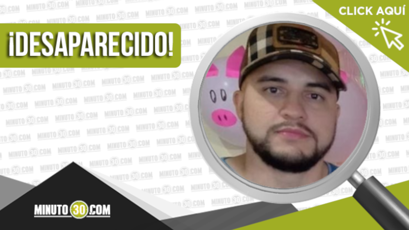 Andrés Felipe Guarín está desaparecido