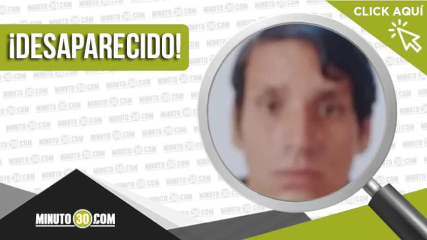 Jesús Taborda Bolívar está desaparecido