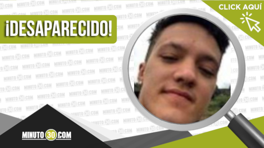 Brahian Stiven Gomez está desaparecido