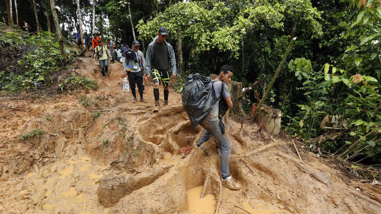migrantes venezuela darien