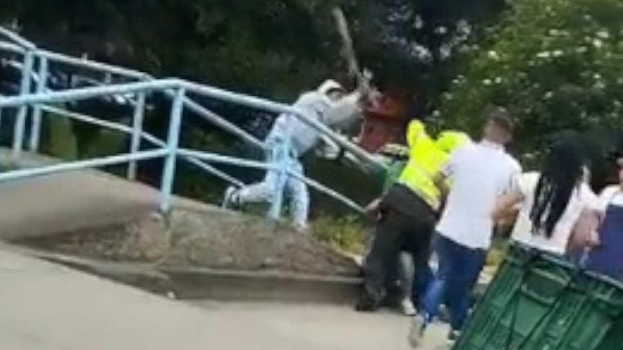 un sujeto mató a otro en presencia de la Policía