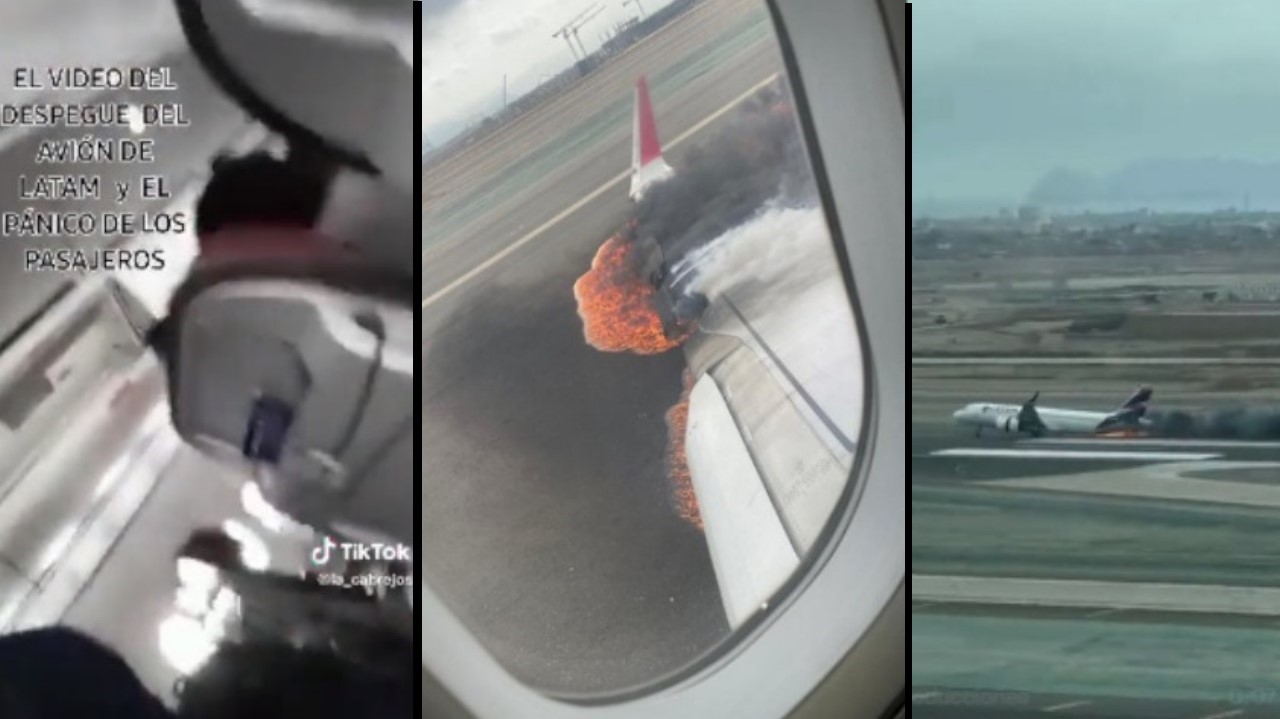 [Video] Impactante momento del choque de avión de Latam en Perú Minuto30