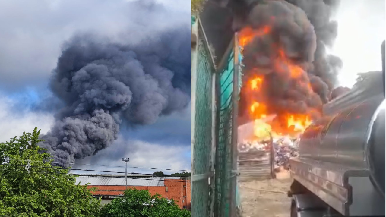 [VIDEO] Fuerte incendio em uma bodega de Carepa