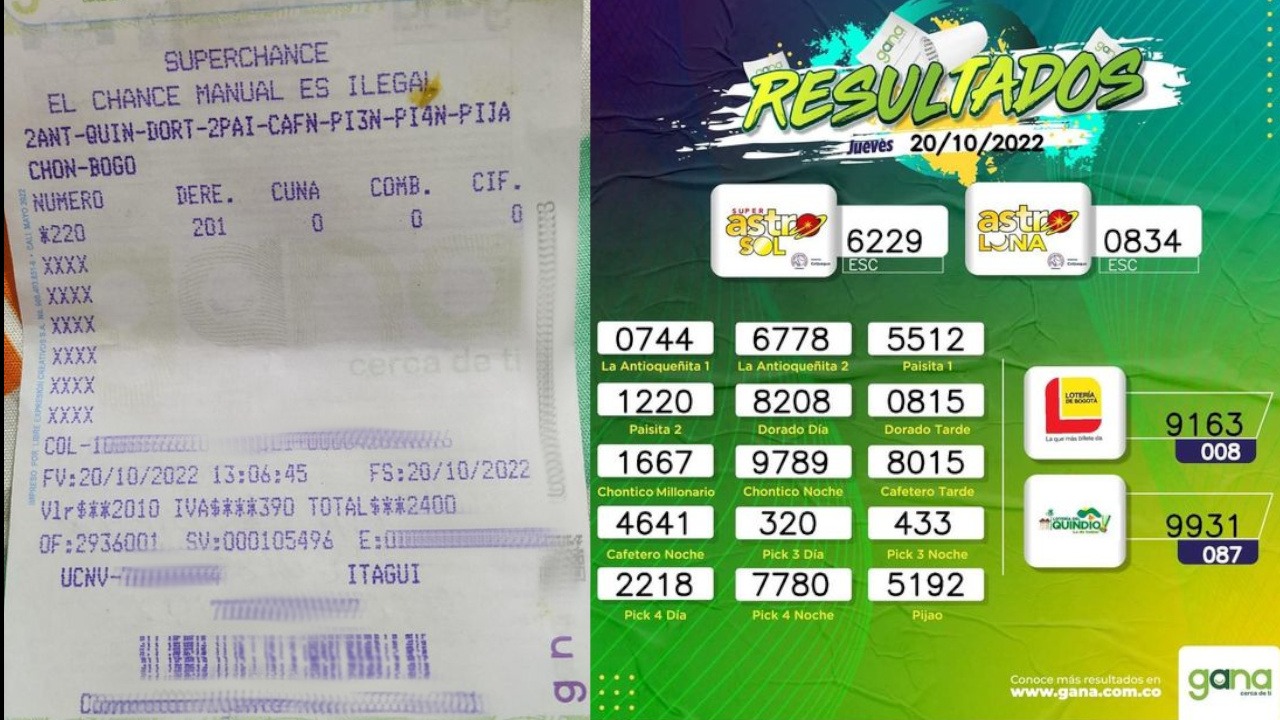 Mujer denuncia que ganó un chance y no se lo quieren pagar: “Uno apuesta es para ganar”