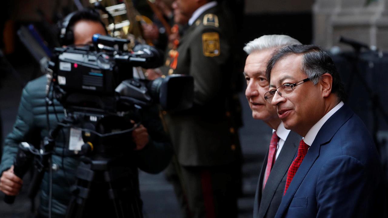 Presidentes de México y Colombia se reúnen para abordar drogas y migración