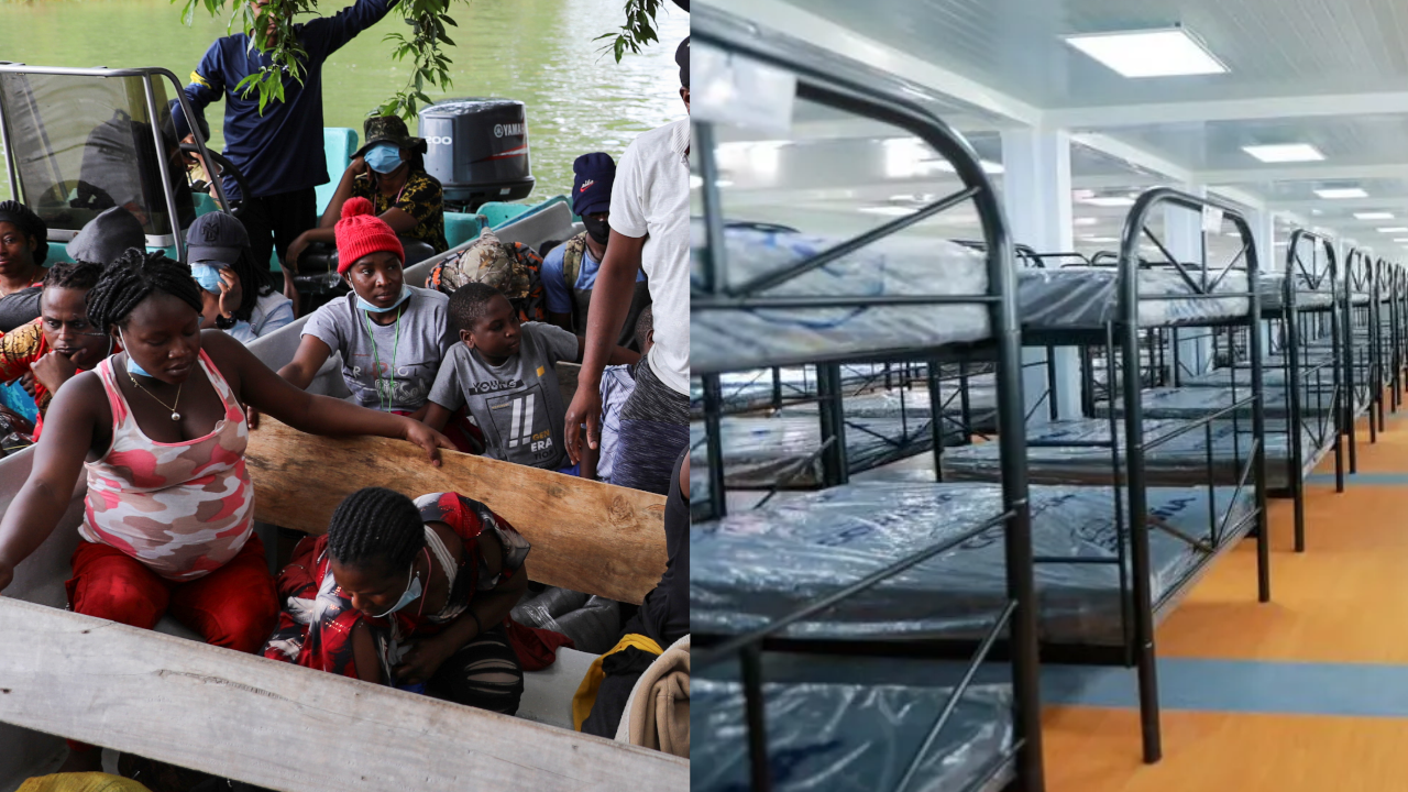 Panamá inauguró estación temporal especial para migrantes en el Darién
