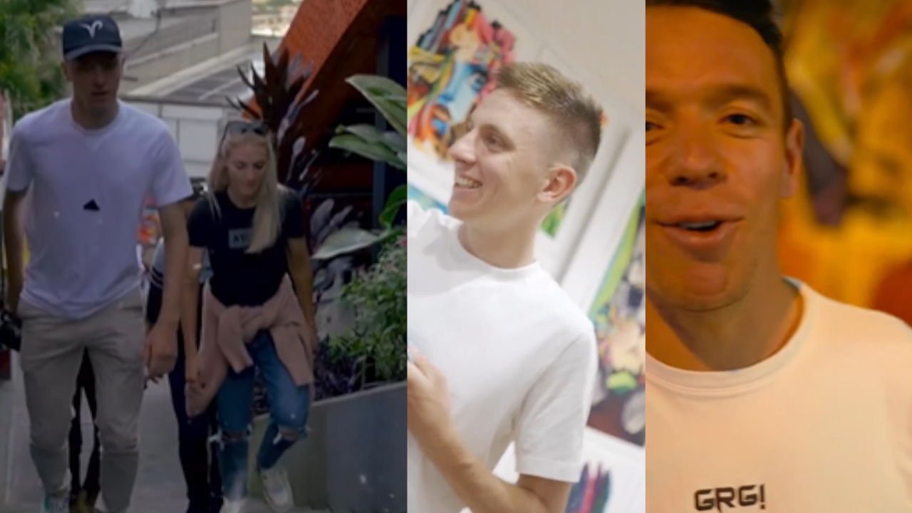 Rigoberto Urán se llevó a Tadej Pogacar y a Urška Žigart para la Comuna 13